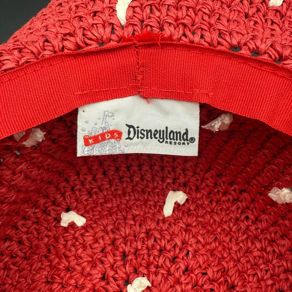 Disney Kids Minnie Mouse Straw Sun Hat Red Size‎ Small Beach Vacation